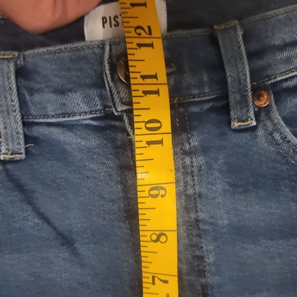 Pistola Anthropologie Dana High Rise Classic Flare Hyde Denim Jeans Sz 29 (8)